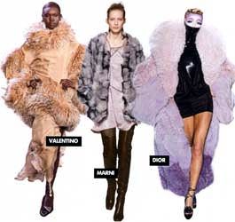 Парки и мех. мода осень зима 2003 2004