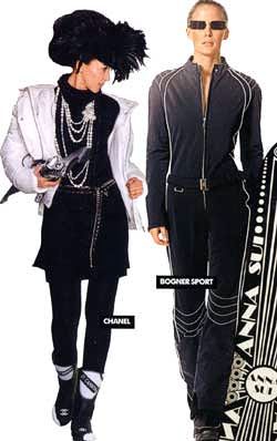 Лыжи. мода осень зима 2003 2004